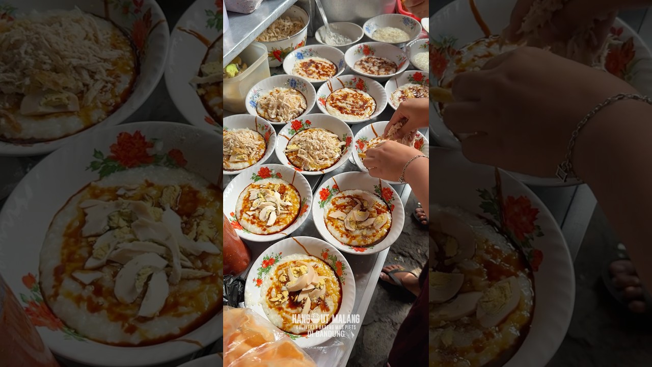 Rekomendasi Sarapan Bubur Viral, Cuma 15ribu Di Bandung. Enak Dan Porsinya Banyak Loh‼️ 