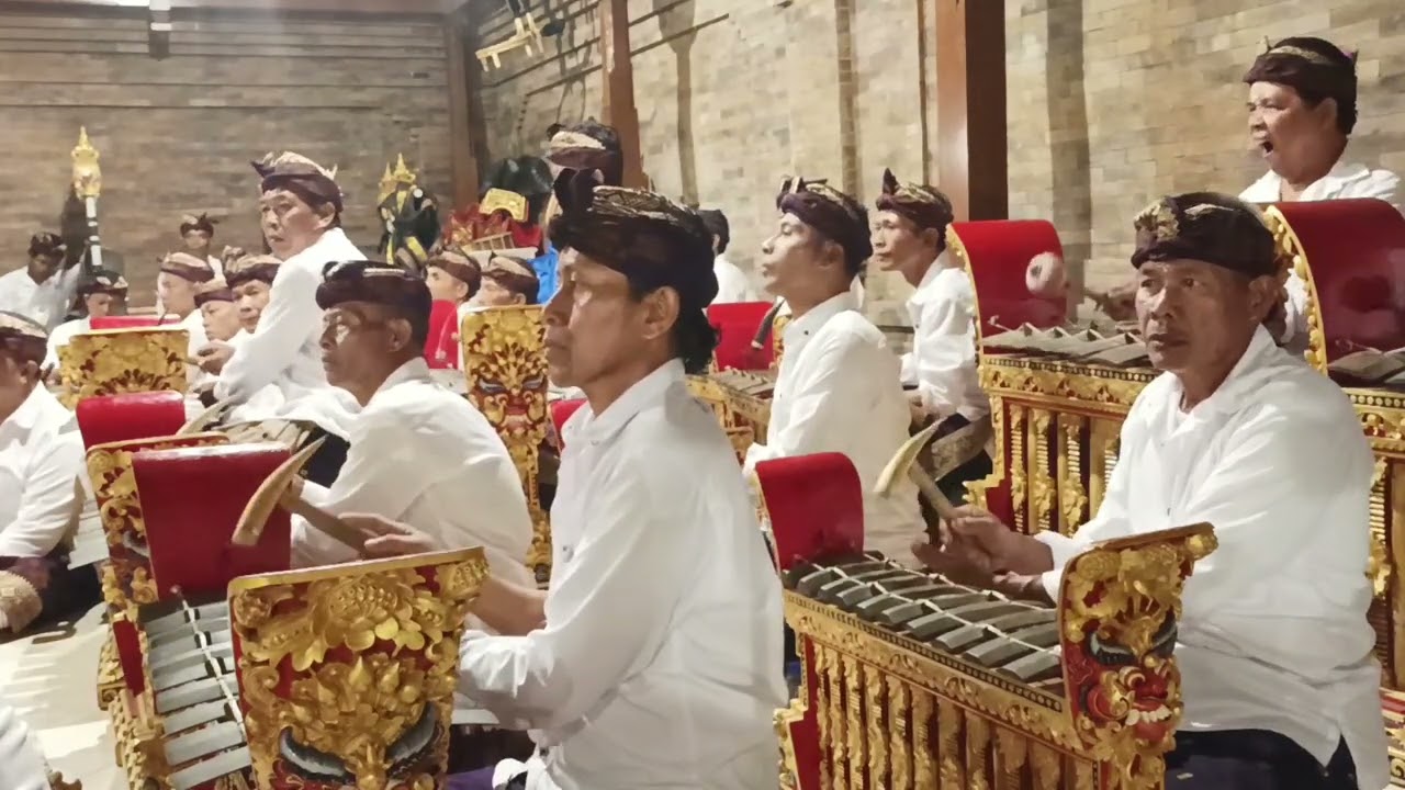 Tabuh yadnya  SUMPING KELADI pujawali di pura payogan agung ketewel