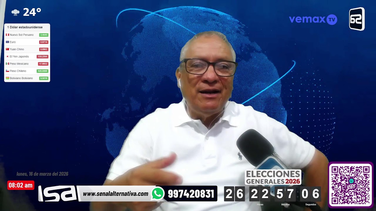 🔴 EN VIVO | Señal Alternativa, lunes 16 de marzo 2026
