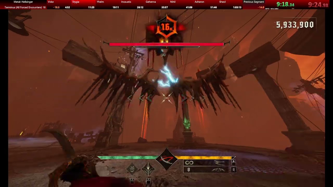 Metal: Hellsinger speedrun Terminus in 1:02:34.85 by Chevalmulticolore