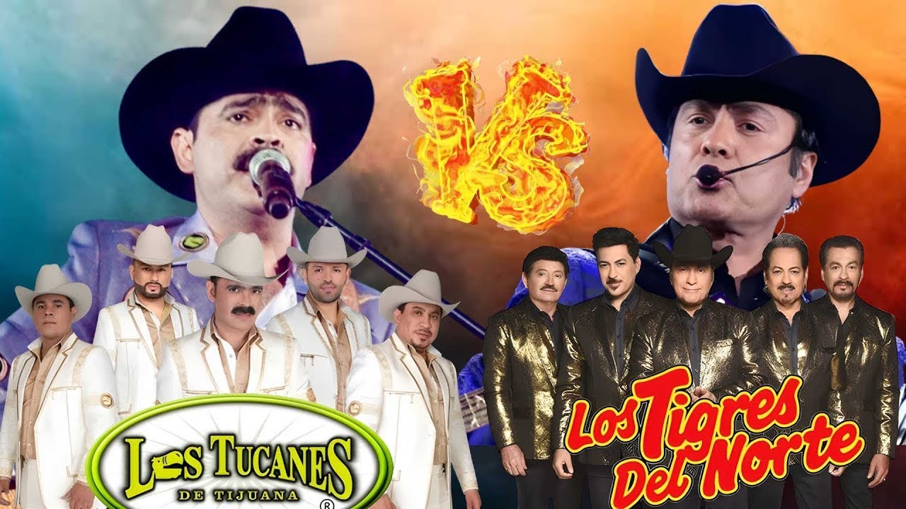 LOS TIGRES DEL NORTE VS LOS TUCANES DE TIJUANA 🔥 PUROS CORRIDOS - SUS MEJORES CANCIONES INOLVIDABLES