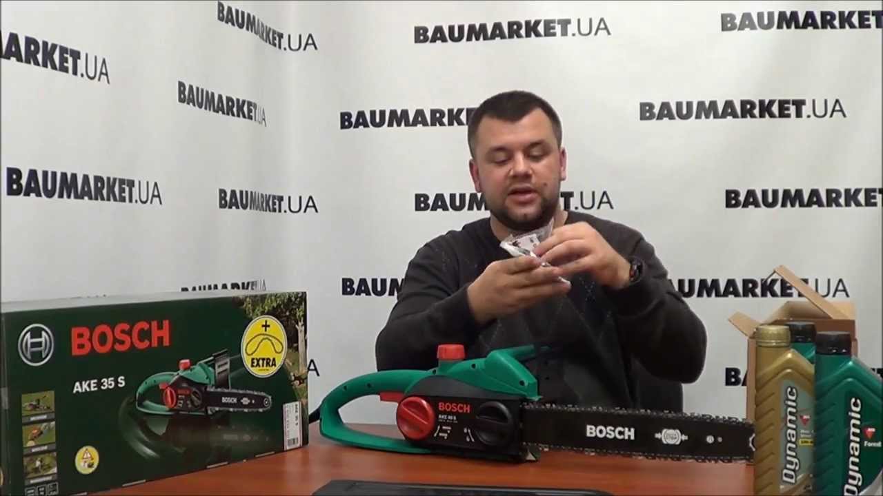 Электропилы BOSCH AKE 30 S, AKE 35 S и AKE 40 S какую купить? Обзоры
