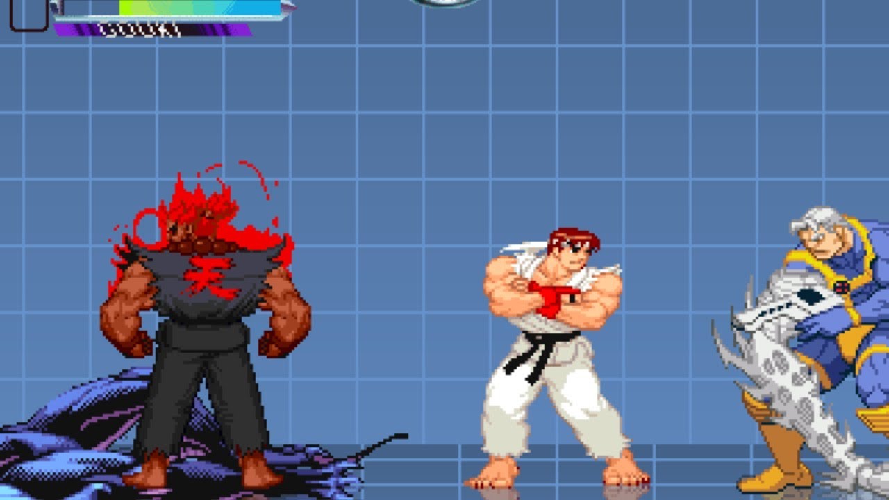jogando mvc4 na verdade o mvc2 mugen