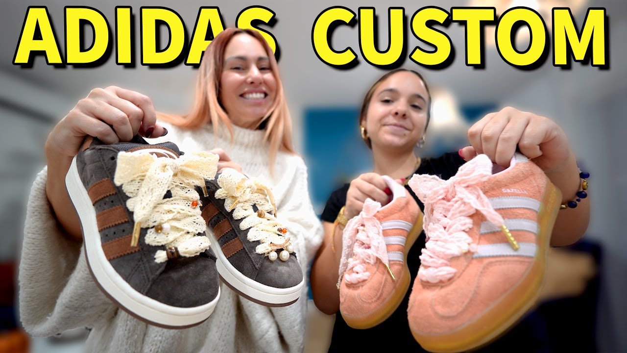 ON CUSTOMISE NOS BASKETS ! 🤩 / DIY adidas campus et gazelle avec Jenna