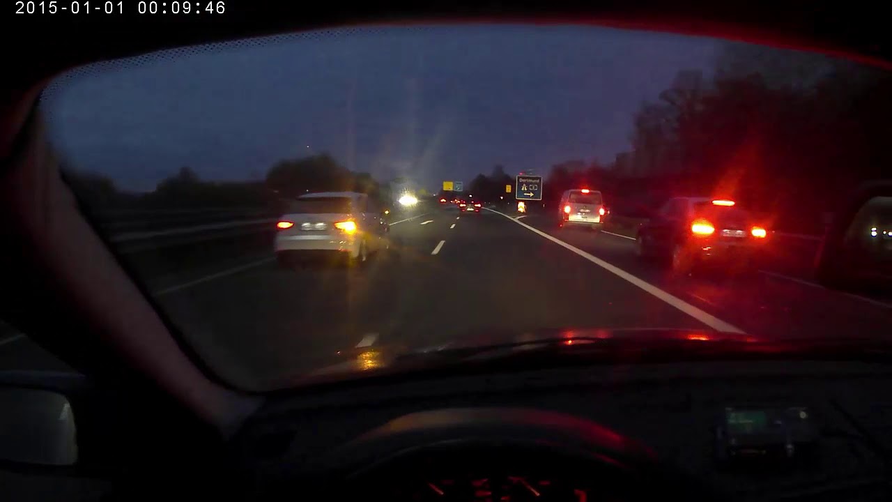 Autobahn Germany A2 Richtung Hannover Highway GoPro Car driving