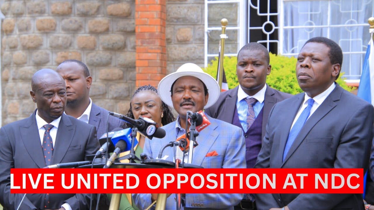 LIVE - United Opposition leaders join Justin Muturi for DP NDC, KALONZO, GACHAGUA,MATIANGI and KARUA
