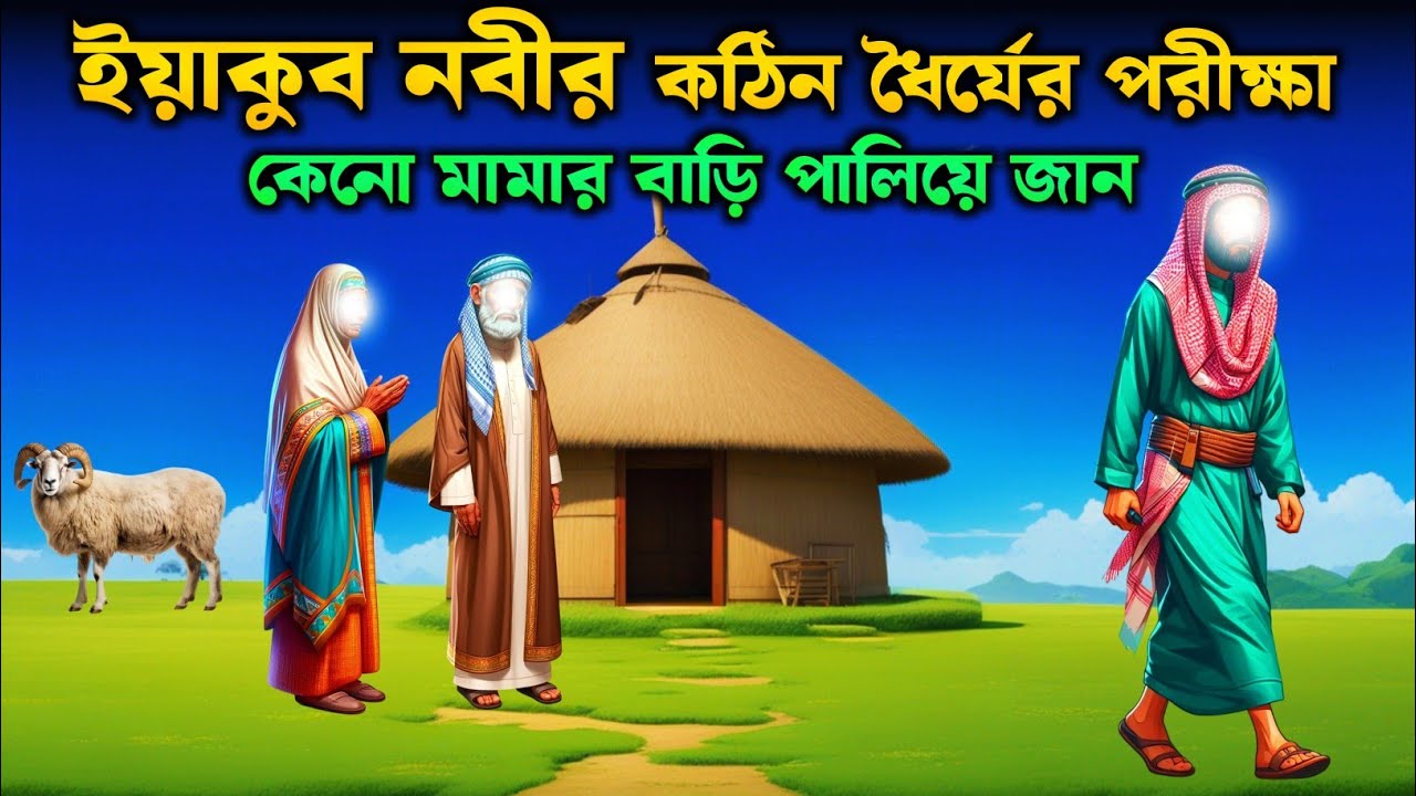 ইয়াকুব নবী কেনো মামার বাড়ি পালিয়ে যান | ইয়াকুব (আঃ) এর ধৈর্যের পরীক্ষা | ইসলামিক গল্প কাহিনী |