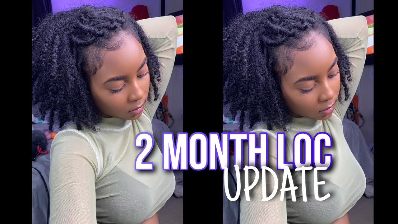 TWO STRAND TWIST STARTER LOCS | 2 MONTH LOC UPDATE