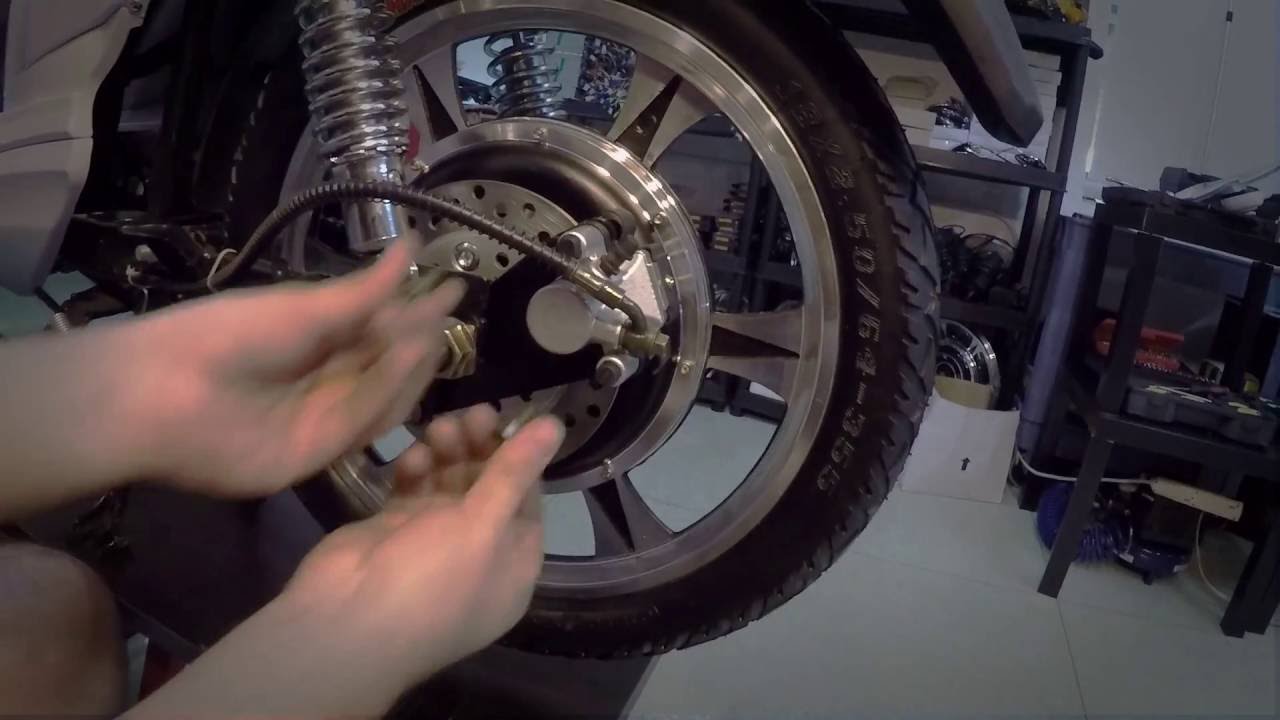 How to Easily Change a Tire / Tube /Motor on SUPERFLY AmericanElectric 500Watt Electric Bike Scooter