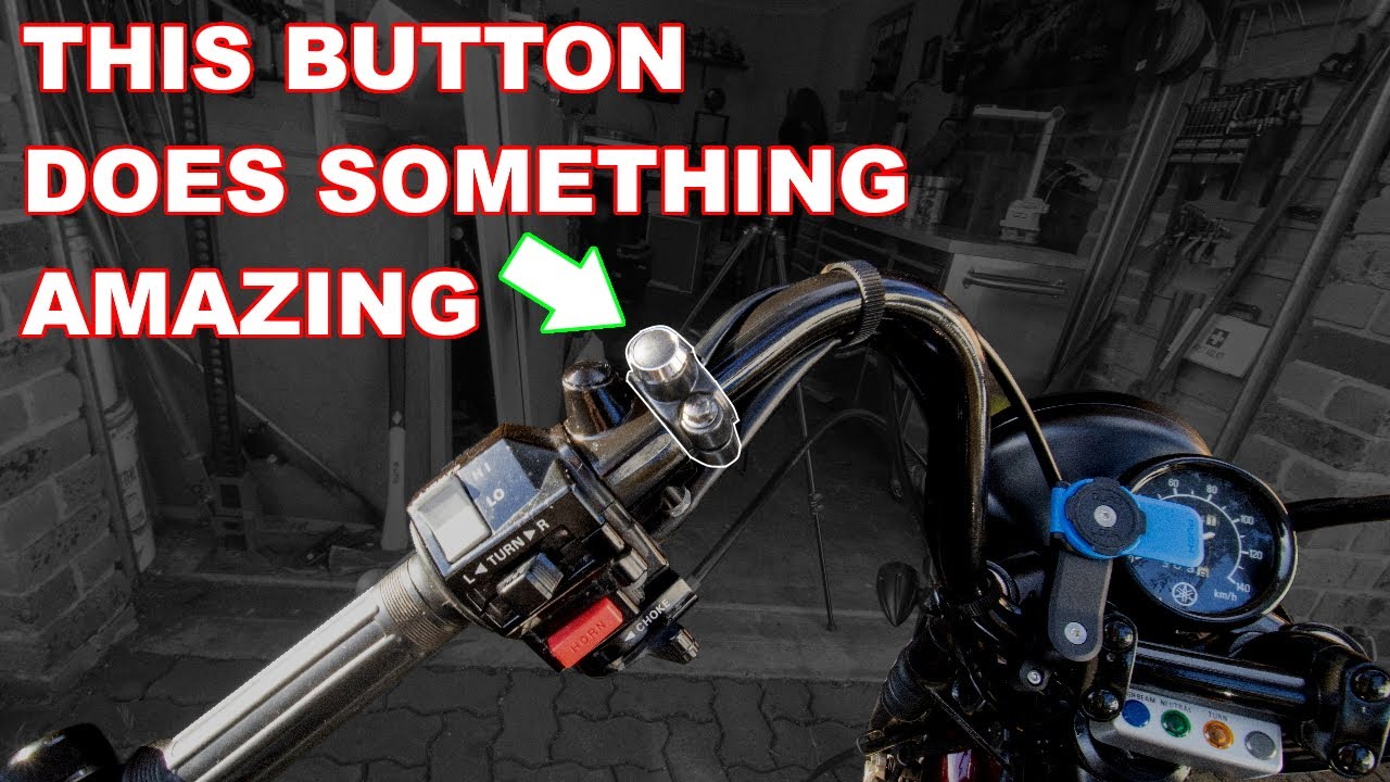 DIY Motorcycle Handlebar Garage Door Opener