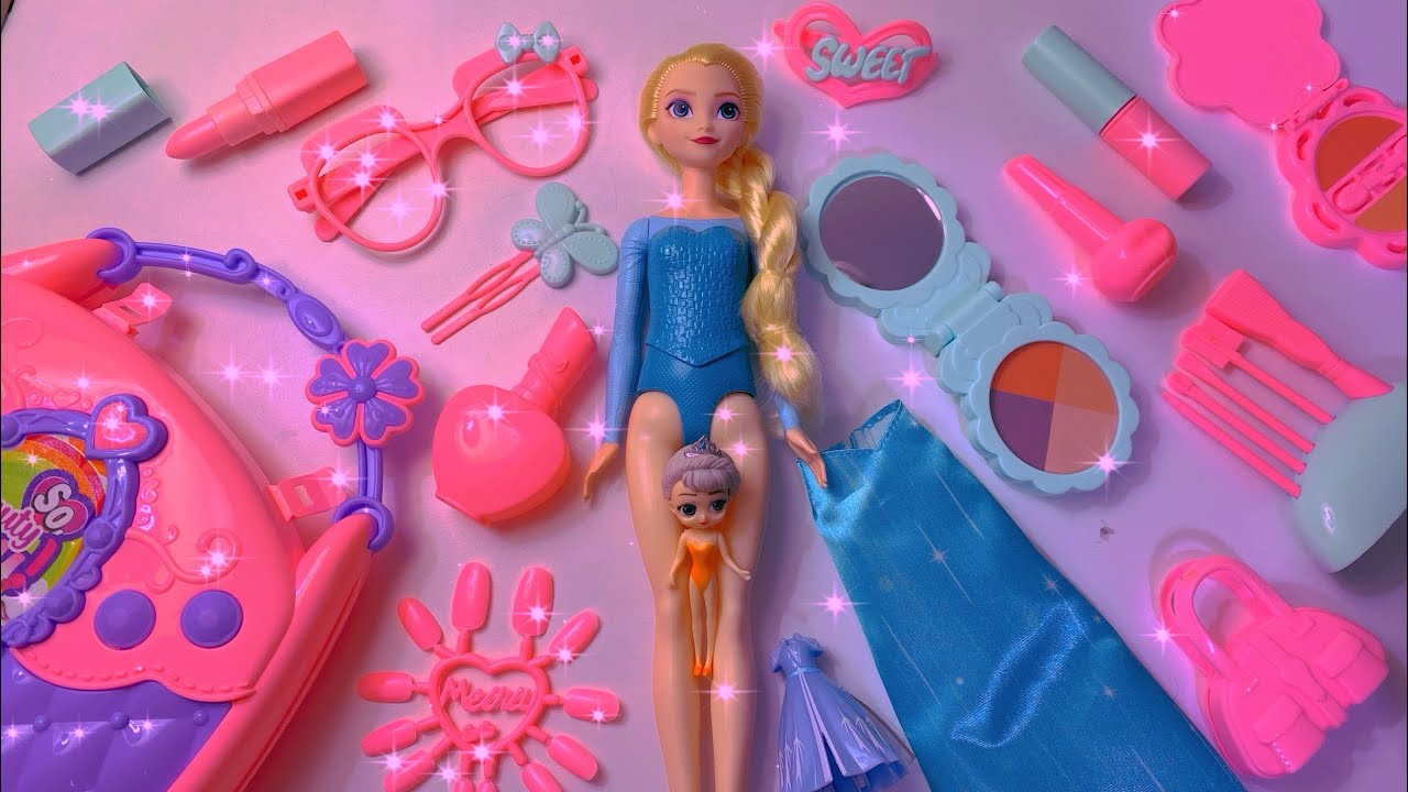 ASMR Toy  Cute Miniatures Disney Princess Frozen ELSA & Annall! elsa satisfying | Unboxing Video 