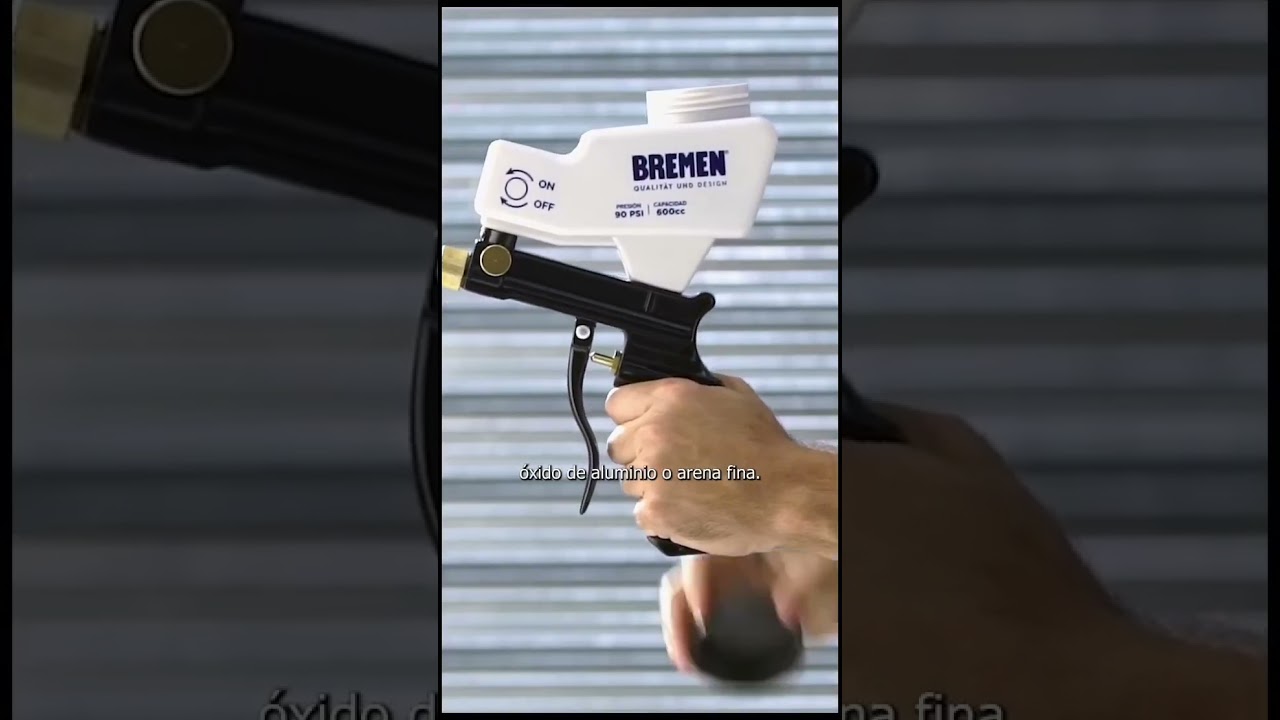 Decile CHAU AL OXIDO, PINTURA Y SUCIEDAD con nuestra ARENADORA | Grupo Emetres Herramientas
