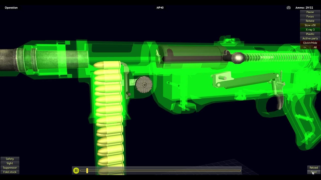 World Of Guns : Gun Disassembly Maschinenpistole 40 / MP-40