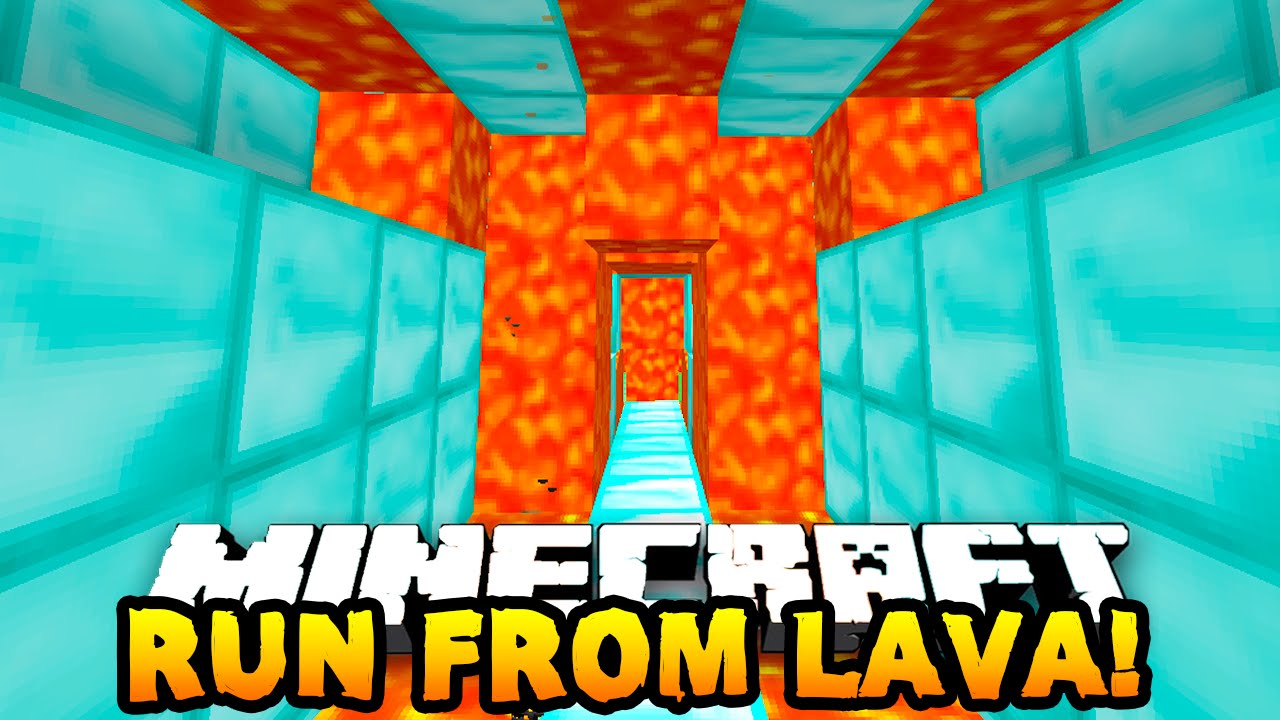 Minecraft RACE AGAINST LAVA PARKOUR! #1 w/PrestonPlayz & Friends!