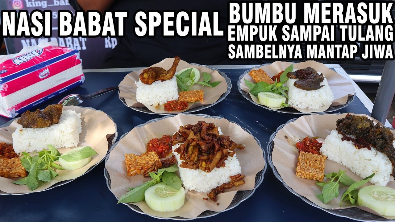 NASI BABAT SPESIAL DI MALANG‼MUKBANG SEMUA MENU DI BABAT KING MALANG, HARGA MURAH MULAI 10 RIBUAN