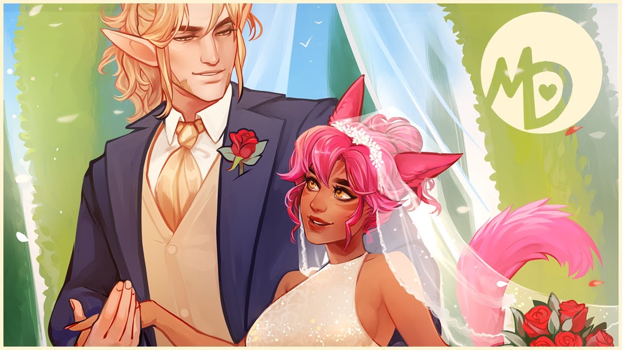 Final Fantasy XIV Wedding Portrait | Speedpaint