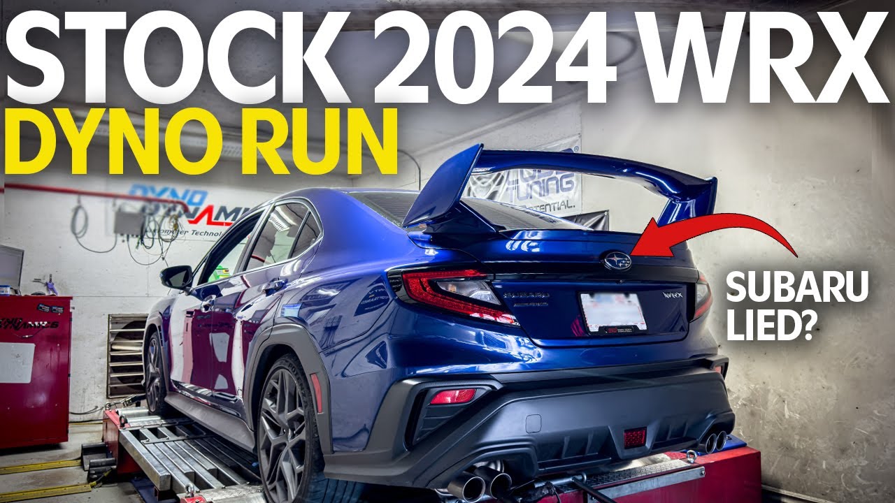 Базовые заезды на динамометре моего Subaru WRX TR 2024 года! - Subaru недооценила показатели мощн...