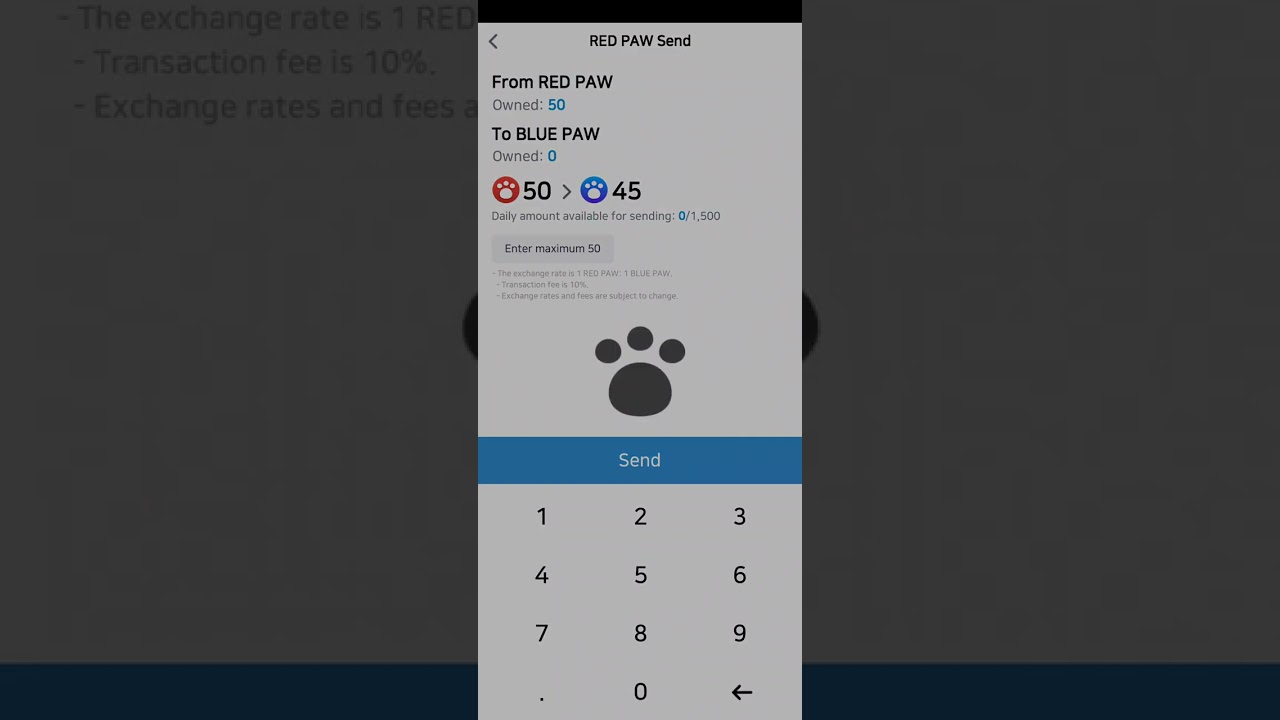 Withdraw redpaw to bluepaw- anipang