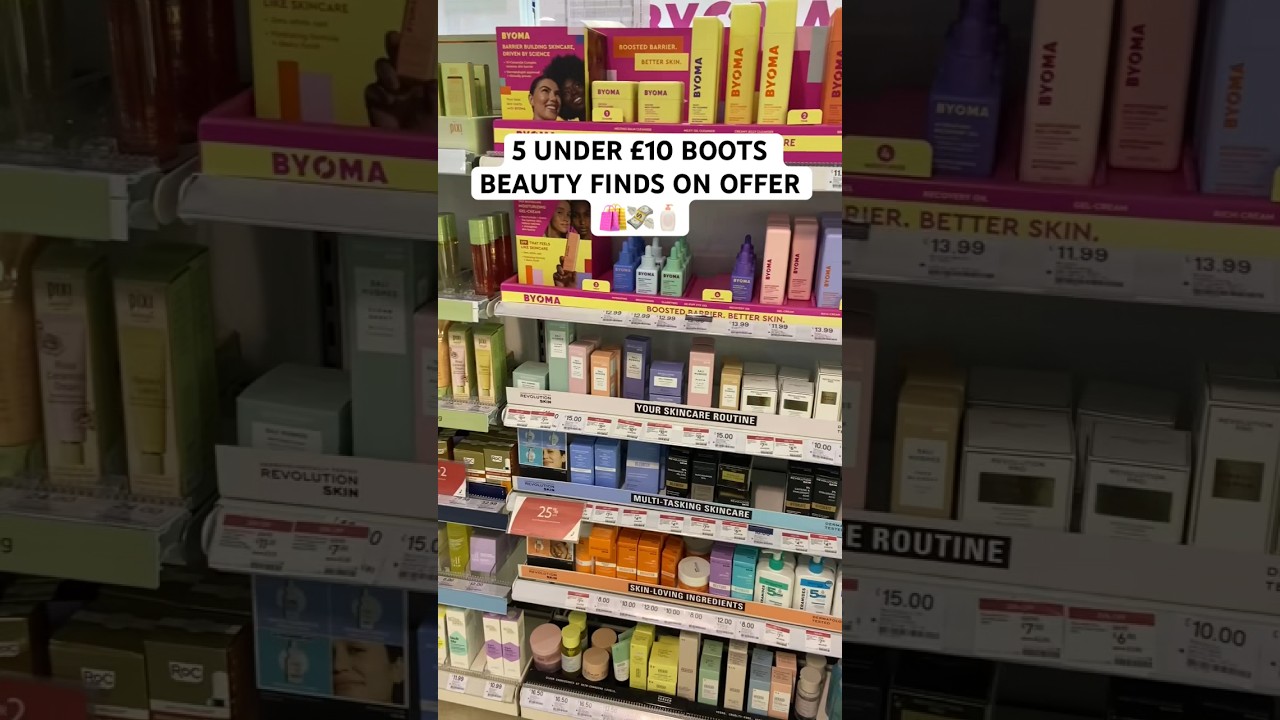 5 UNDER &pound;10 BOOTS BEAUTY FINDS ON OFFER RIGHT NOW 🛍️💸🧴 #bootsuk #boots #selfcare