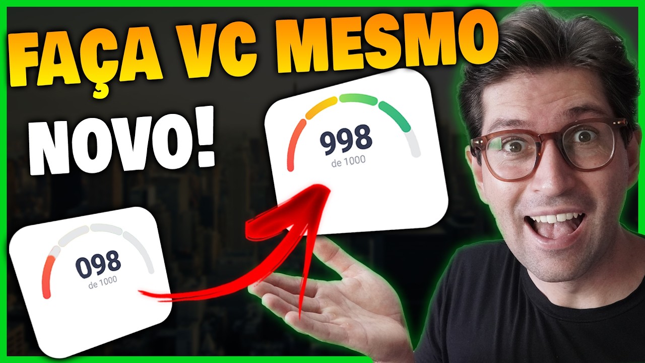 🍀NOVO M&Eacute;TODO! Como Aumentar o SCORE do CPF R&aacute;pido, AINDA HOJE!