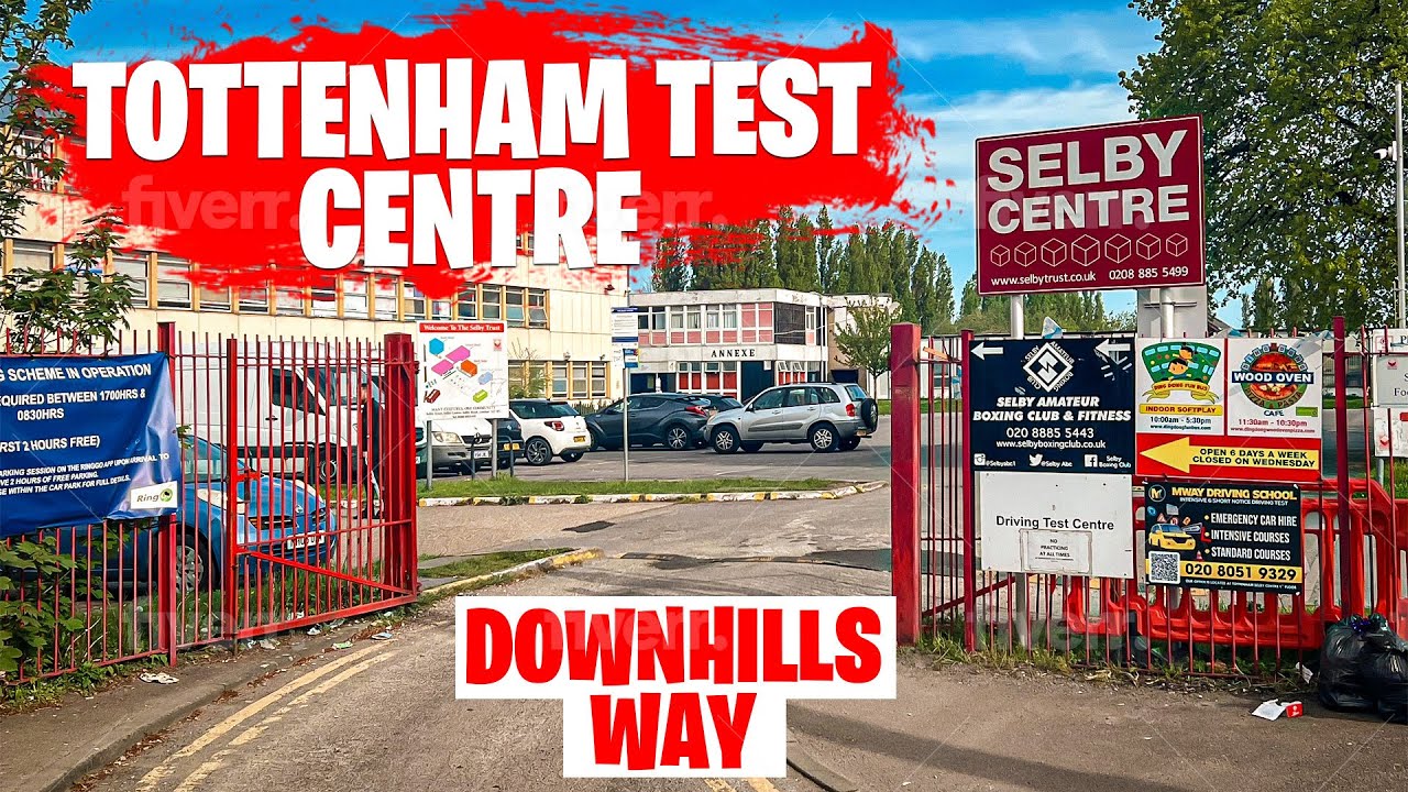 2025 | TOTTENHAM TEST ROUTE | DOWNHILLS WAY | TOTTENHAM DRIVING TEST CENTRE