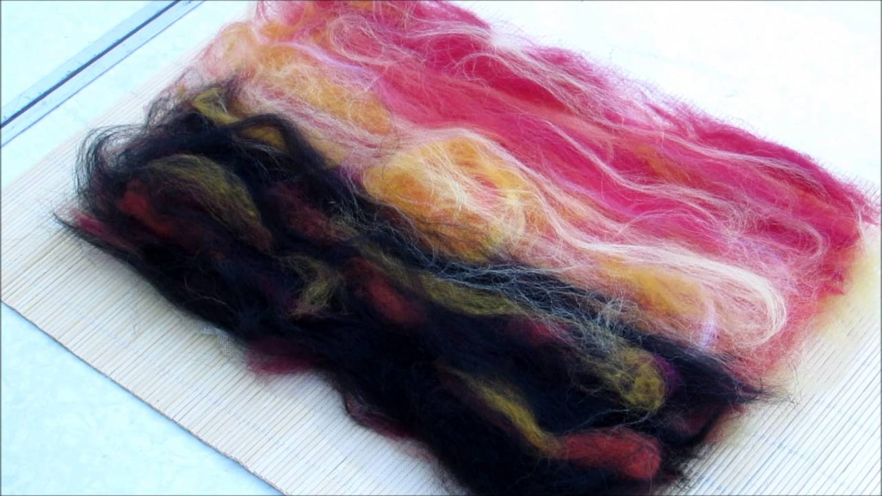 Wet Felting a Sunset Tutorial