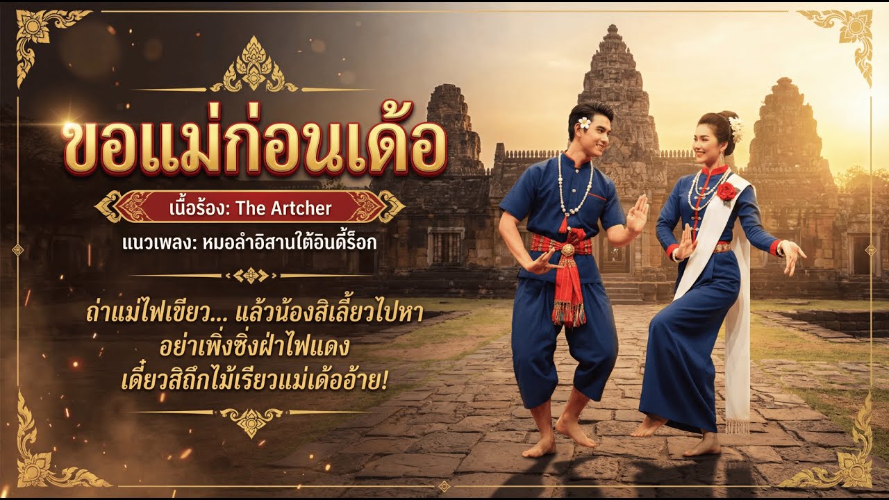 ขอแม่ก่อนเด้อ - หมอลำอิสานใต้อินดี้ร็อก [Official Audio Lyrics ]