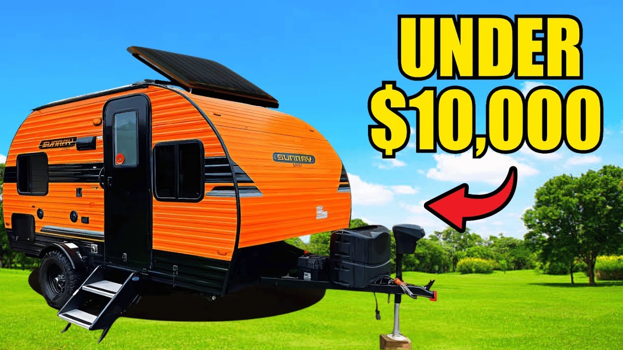 Best Travel Trailers Under $10K With Bathroom & Shower