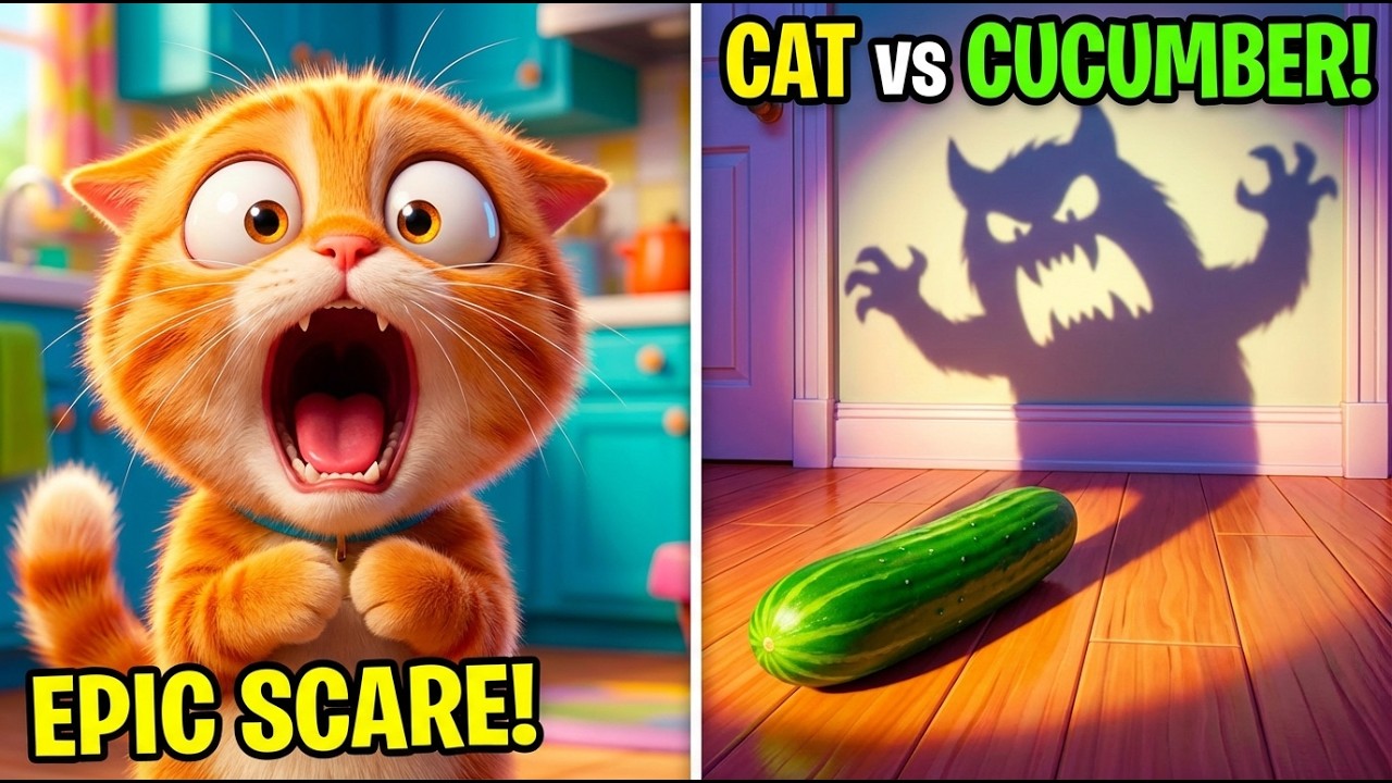 Cat vs. Cucumber: The Ultimate Battle (Animation)