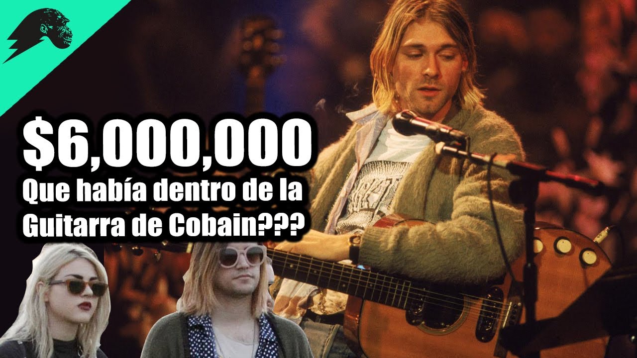 La Guitarra de Kurt Cobain se vende en 6 Millones, PERO, ¿Que habia dentro del estuche?