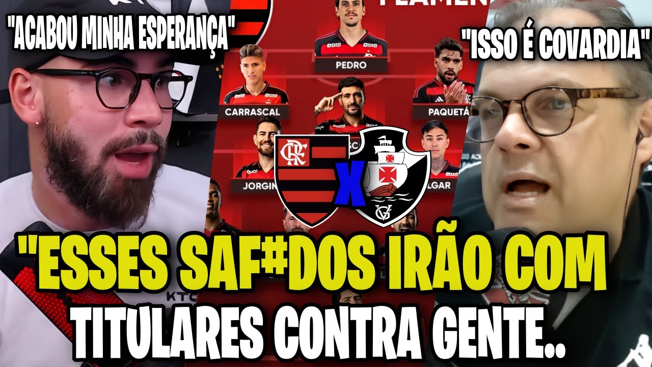 VASCAÍNOS EM PÂNICO! 😱 FLAMENGO COM FORÇA MÁXIMA ASSUSTA A MÍDIA VASCAÍNA