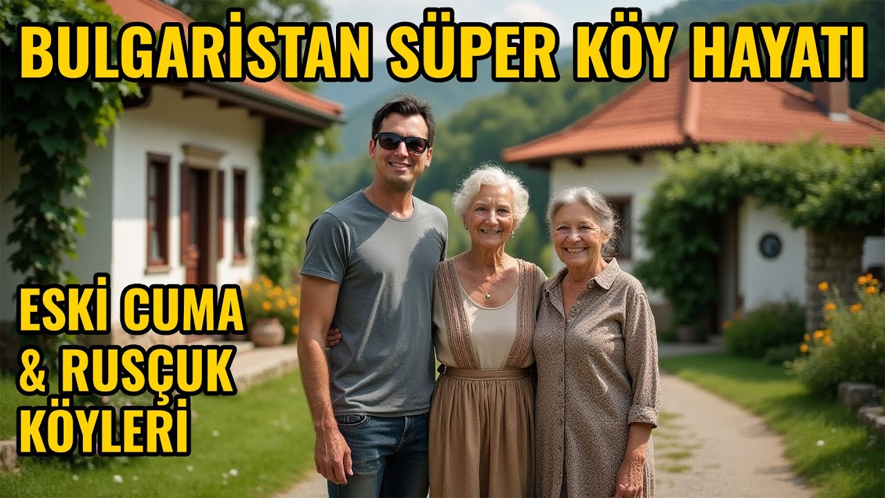 BULGARİSTAN SÜPER KÖYLER | ESKİCUMA VE RUSÇUK KÖYLERİNİ GEZİYORUZ | BULGARİSTAN KÖY HAYATI BELGESELİ