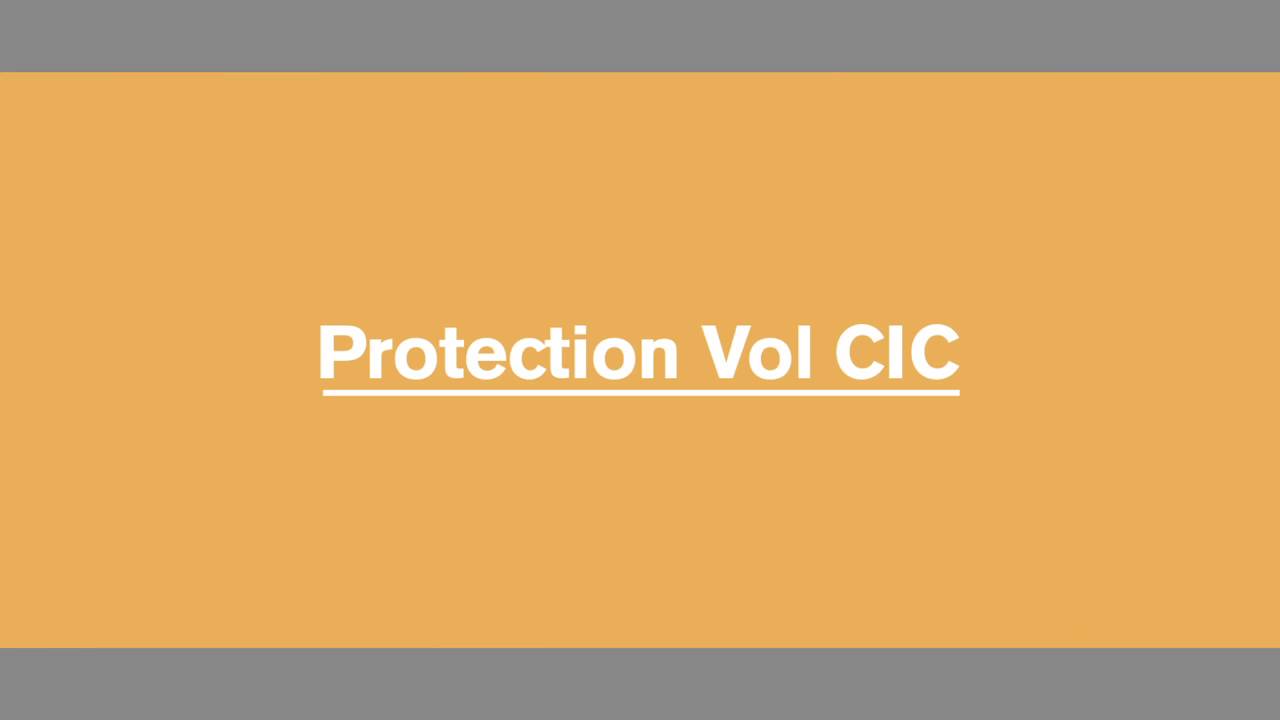 CIC - Protection Vol - Fenêtre - Bilboard météo - 8'