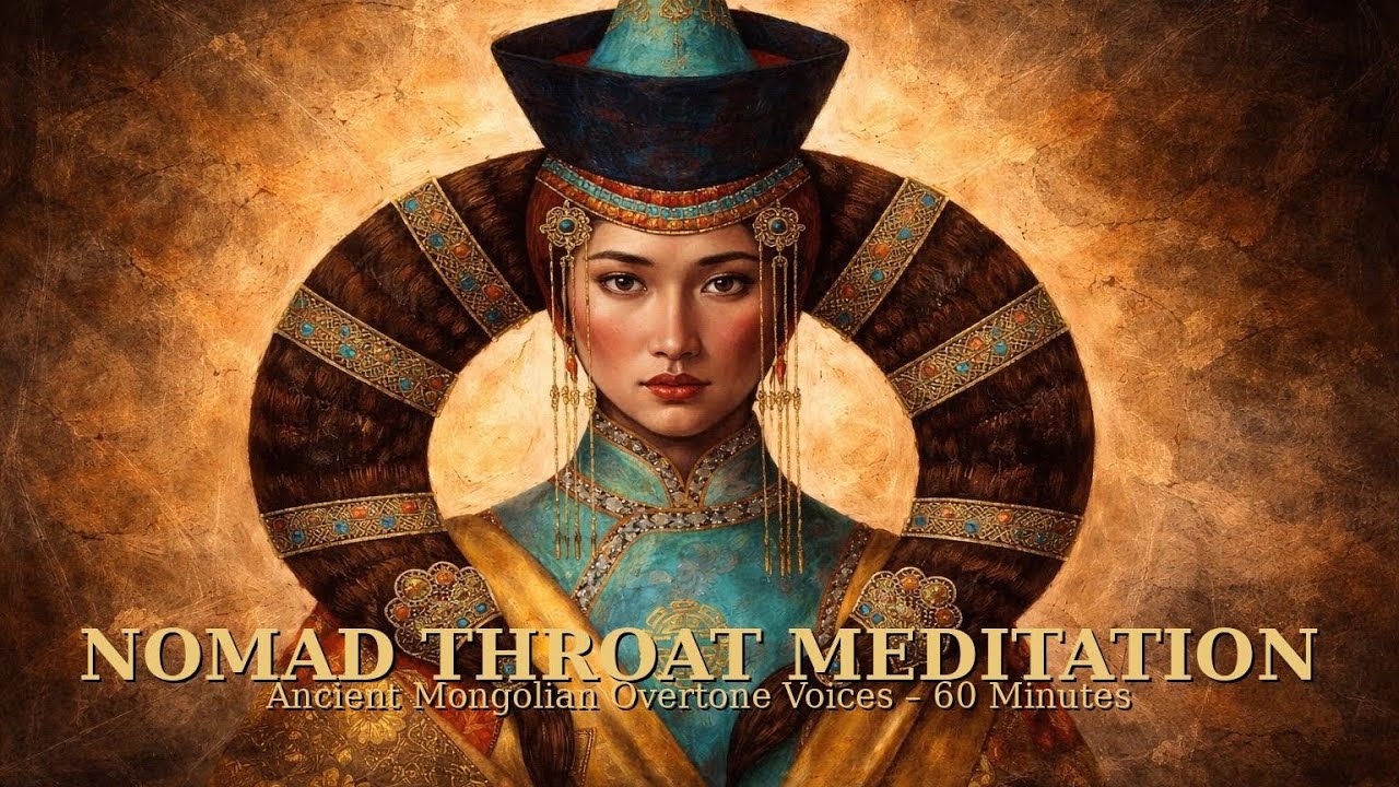 NOMAD THROAT MEDITATION – Ancient Mongolian Overtone Voices | 1 Hour 40 Min Deep Steppe Meditation