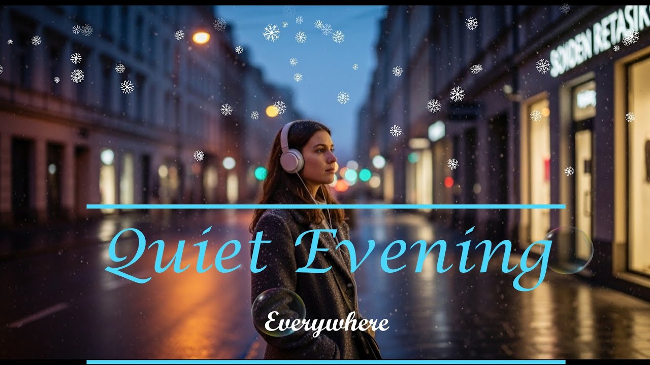 Quiet Evening Somewhere 🌌 Chill Lofi with English Lyrics｜Everyday World