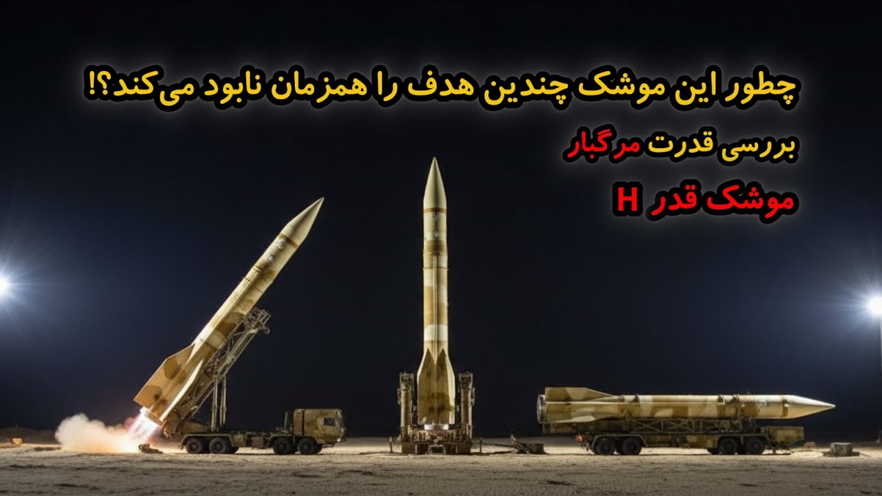 موشک قدر: بررسی مرگبارترین موشک بالستیک ایرانی