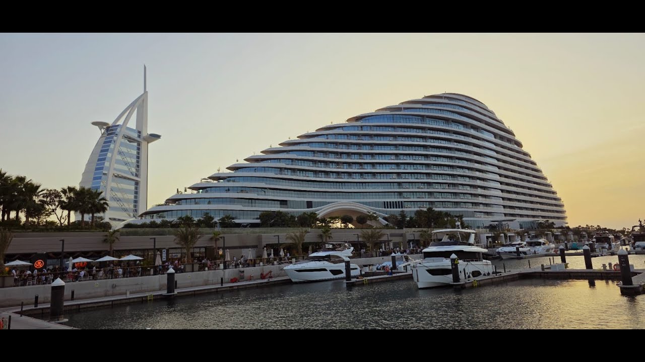 Stunning Sunset Walk at Marsa Al Arab | Dubai's Hidden Gem!