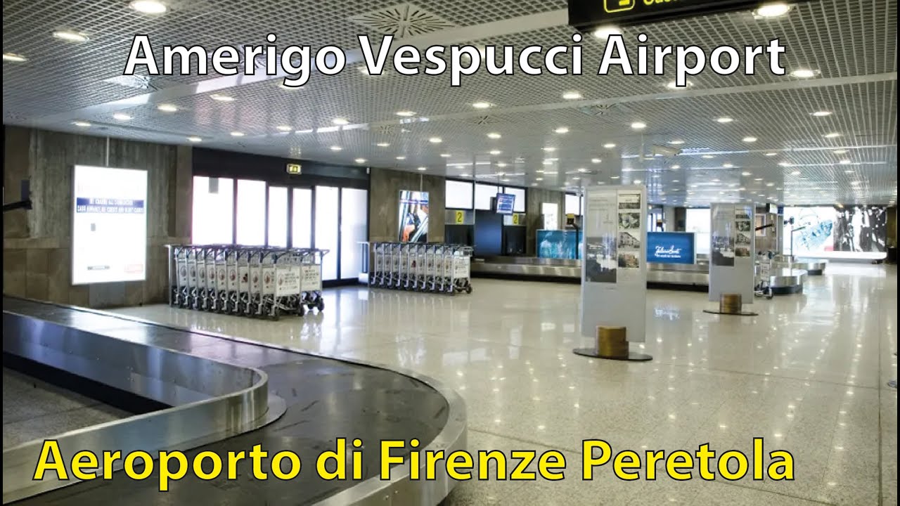 walking tour Florence Airport , Aeroporto di Firenze Peretola, Amerigo Vespucci Airport, Italy