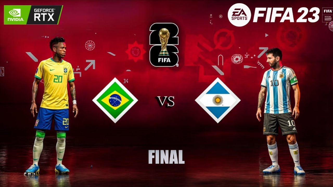 FIFA 23 - Brazil vs. Argentina - FIFA World Cup 2022 Final Match | PC ™ RTX 3060 12 GB