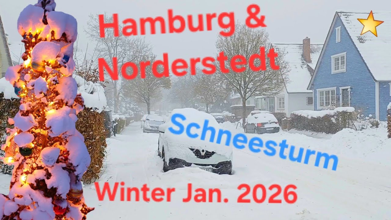 Schneesturm Hamburg 2026