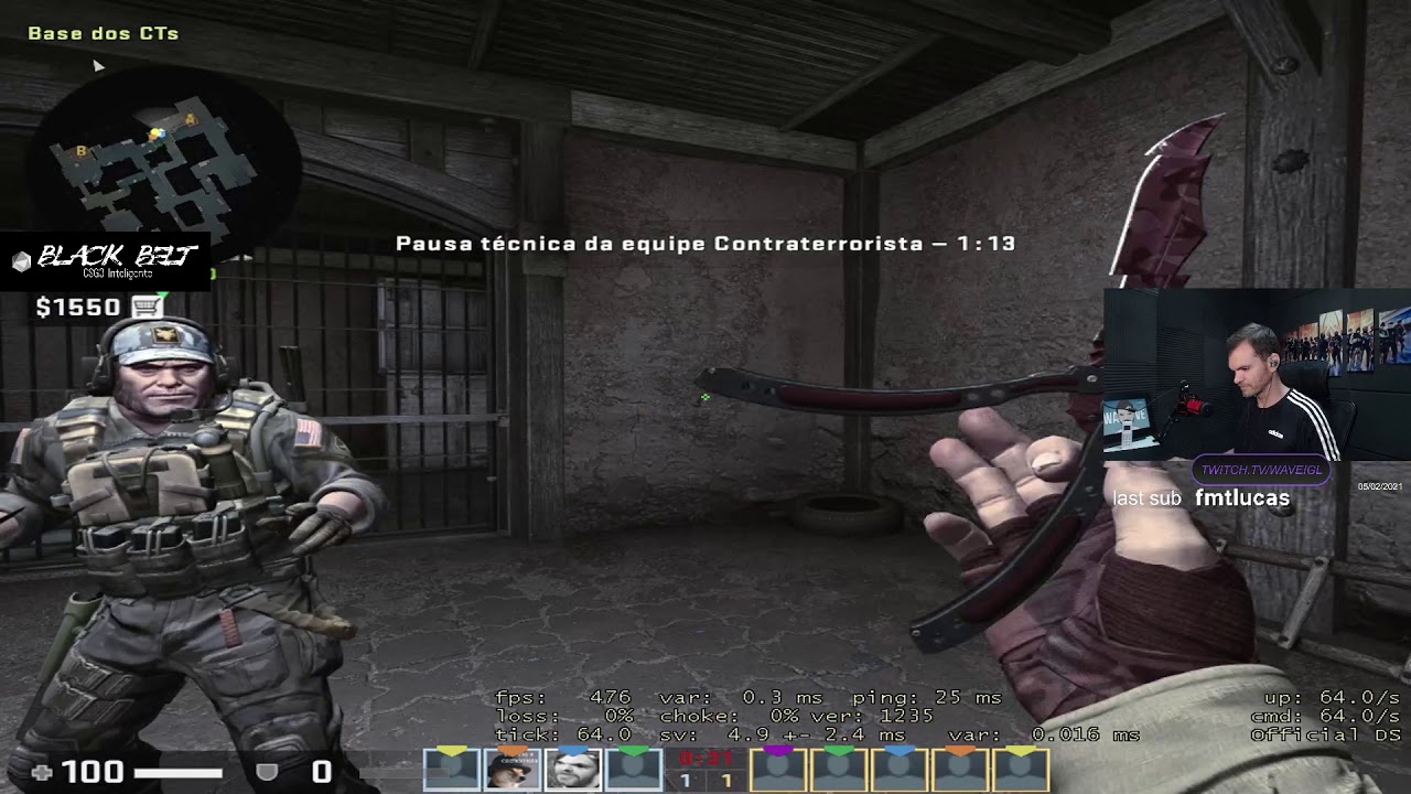 waveigl aula de CSGO #aulapratica28 [DUST2]