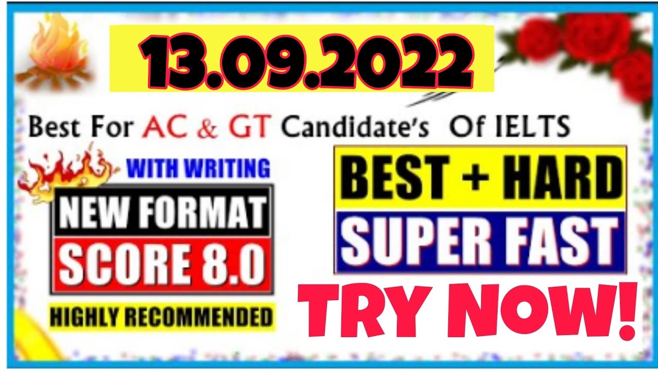 13 September 2022 : IELTS Listening Practice Test : with answers : Best and Hard : IDP