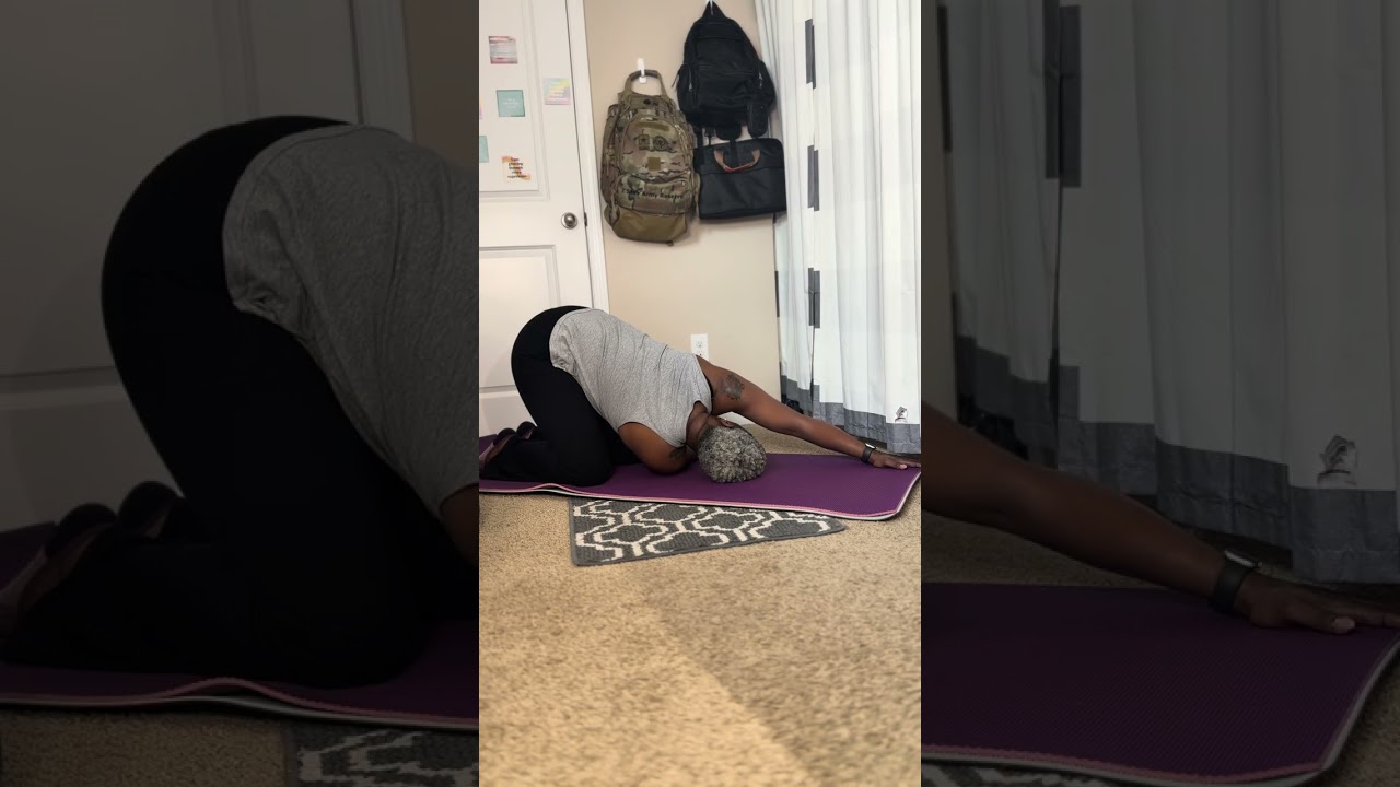 Bed to mat: easy morning flow