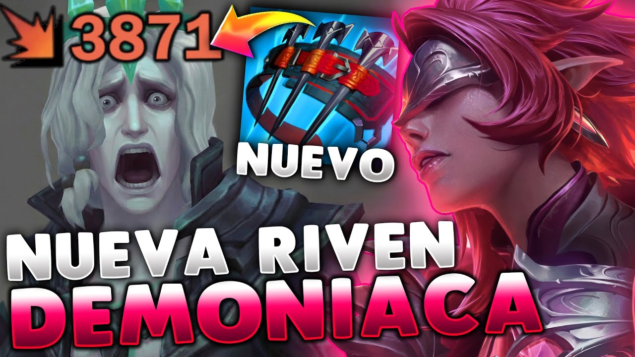💀¡VIEGO SE VA AFK al DESCUBRIR la *NUEVA BUILD* de RIVEN DEMONIACA que PEGA 3 CRITICOS SEGUIDOS!