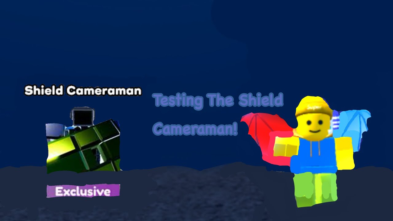 Testing The Shield Cameraman [ Toilet Tower Defense! ]