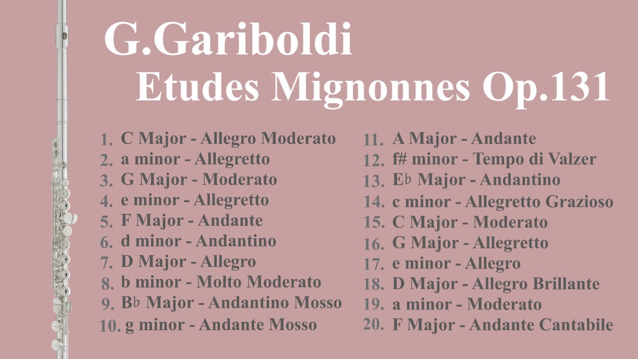 G.Gariboldi Flute Etudes op.131