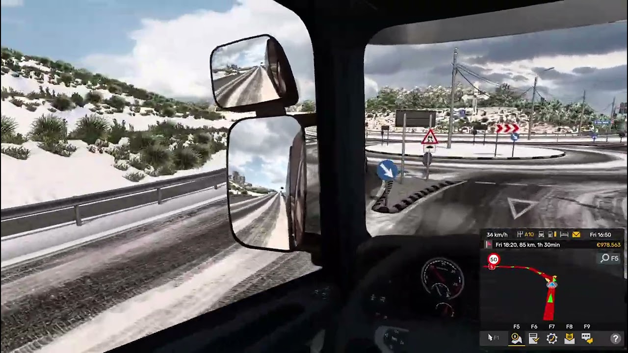 Furniture Transport Across Romania 🇷🇴 187 km Scania Truck Realistic Drive Euro Truck Simulator 2 №2