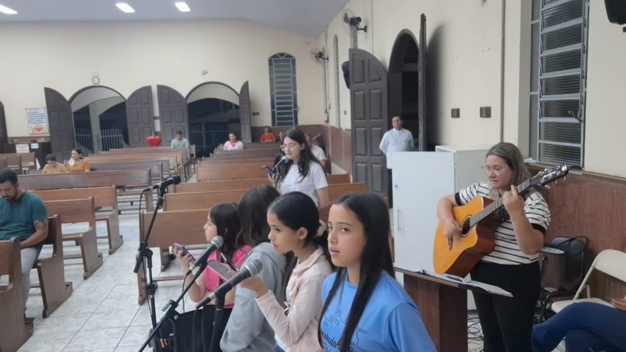 AO DESPERTAR, , ME SACIARÁ VOSSA PRESENÇA Sagrado Coração de Jesus Tatui-SP Coral catequese 19/11/25