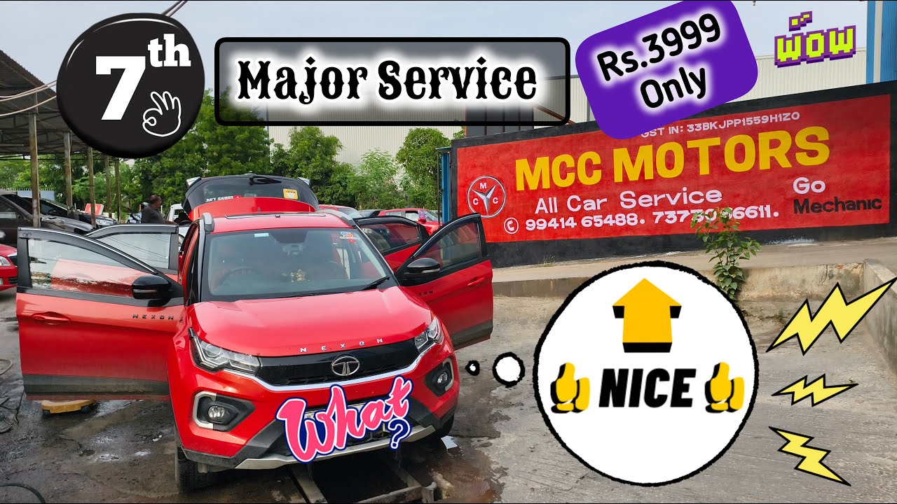 Tata Nexon Service done at Rs.3999 in a Multi-Brand Car Service center #mcc #sudivslife #service