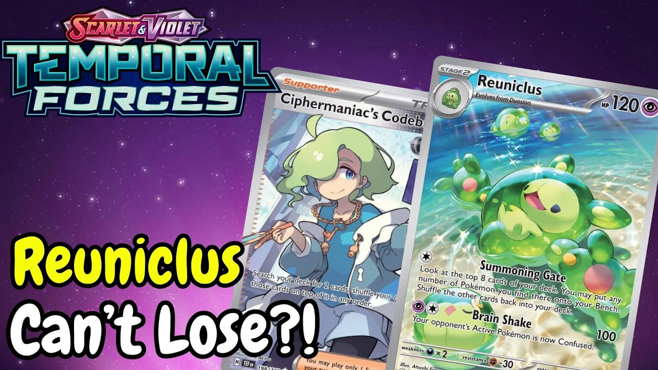 Reuniclus + Ciphermaniac is BUSTED | Pokemon TCG Temporal Forces Gameplay